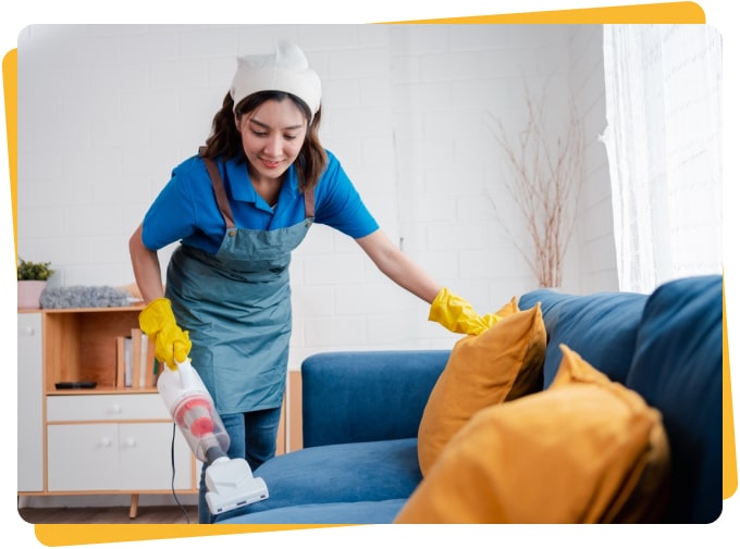 skilled residential cleaner