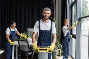 What is the role of a commercial cleaner