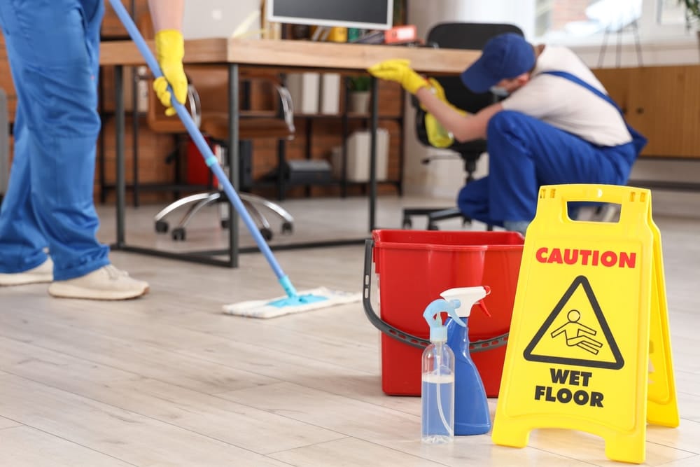 Equipment used by commercial cleaners